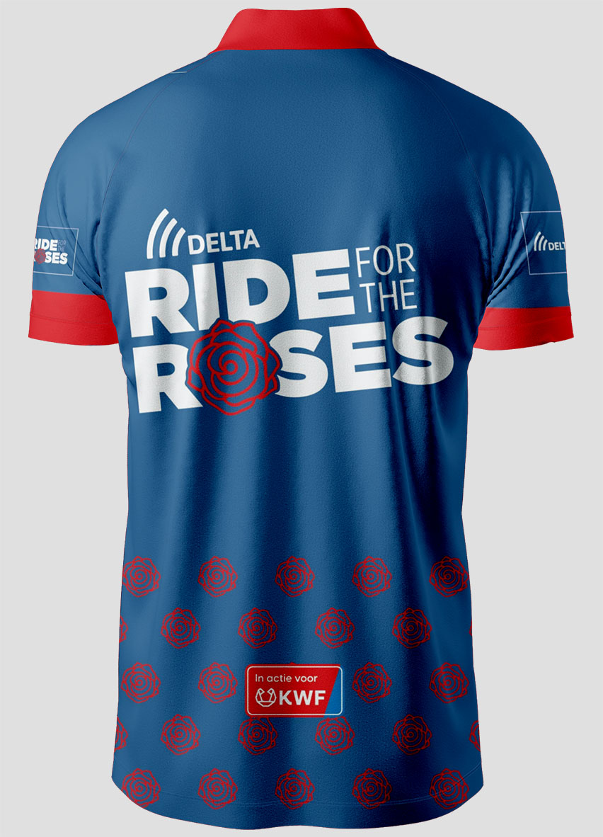 Ride in style: het officiële DELTA Ride for the Roses wielershirt nu verkrijgbaar!